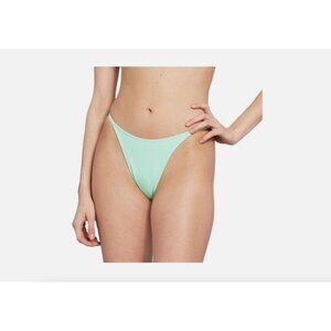 WILD FABLE BIKINI BOTTOM HIGH LEG ULTRA CHEEKY MINIMAL COVERAGE LOW RISE GREEN